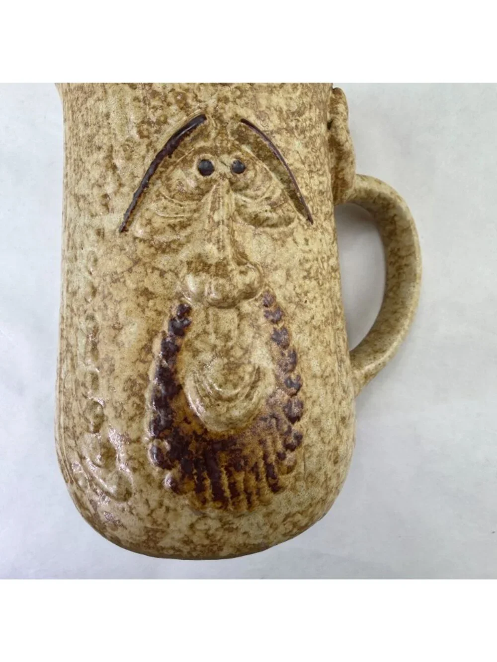 Vintage Pottery Craft Face Mug